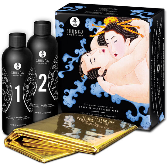 SHUNGA - ORIENTAL BODY TO BODY EROTIC MASSAGE GEL WITH EXOTIC FRUITS - Amore24
