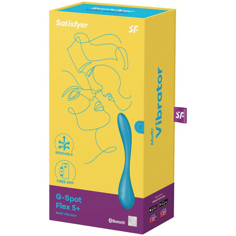 SATISFYER - G - SPOT FLEX 5 MULTI VIBRATOR LILAC - Amore24