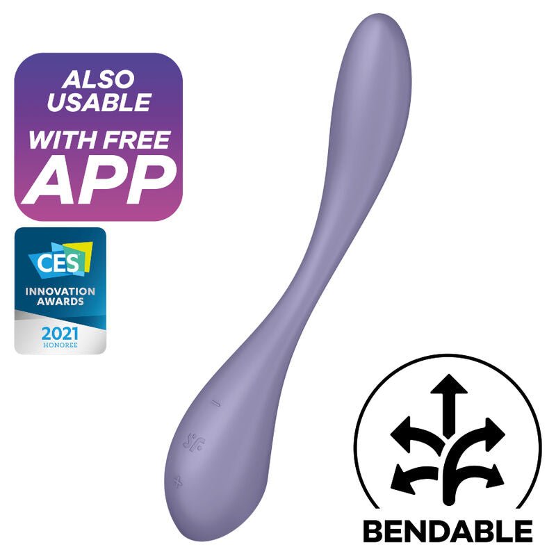 SATISFYER - G - SPOT FLEX 5 MULTI VIBRATOR LILAC - Amore24