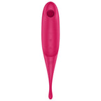 SATISFYER - TWIRLING PRO AIR PULSE STIMULATOR & VIBRATOR BLUE - Amore24