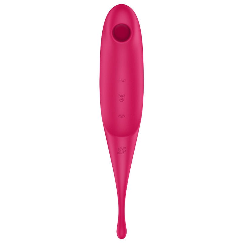 SATISFYER - TWIRLING PRO AIR PULSE STIMULATOR & VIBRATOR BLUE - Amore24
