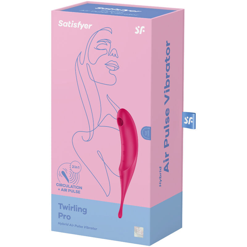 SATISFYER - keerlev pro õhurõhu stimulaator ja vibraator sinine