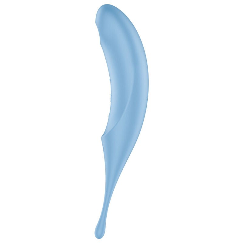 SATISFYER - TWIRLING PRO AIR PULSE STIMULATOR & VIBRATOR BLUE - Amore24