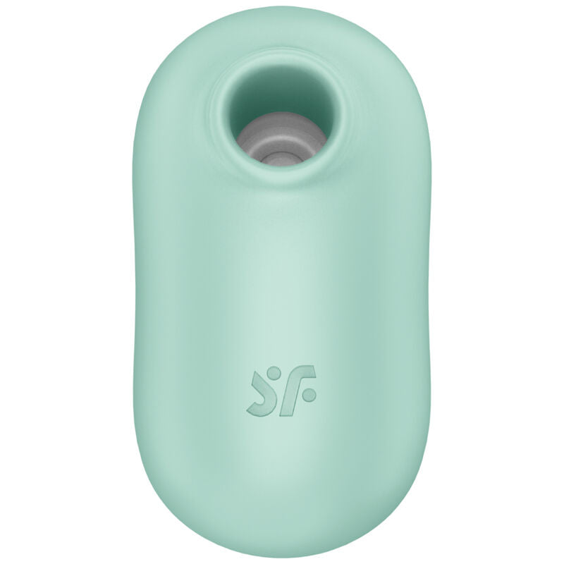 SATISFYER - PRO TO GO 2 DOUBLE AIR PULSE STIMULATOR & VIBRATOR GREEN - Amore24