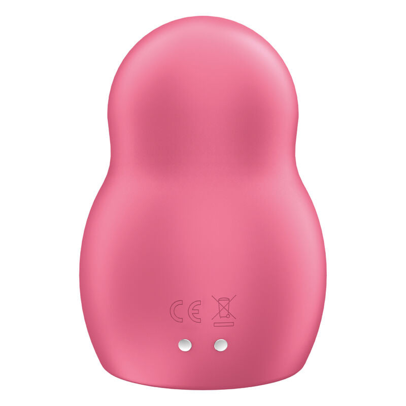 SATISFYER - PRO TO GO 1 DOUBLE AIR PULSE STIMULATOR & VIBRATOR BLUE - Amore24