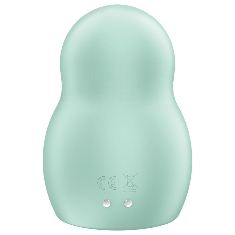 SATISFYER - PRO TO GO 1 DOUBLE AIR PULSE STIMULATOR & VIBRATOR BLUE - Amore24
