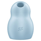 SATISFYER - PRO TO GO 1 DOUBLE AIR PULSE STIMULATOR & VIBRATOR BLUE - Amore24