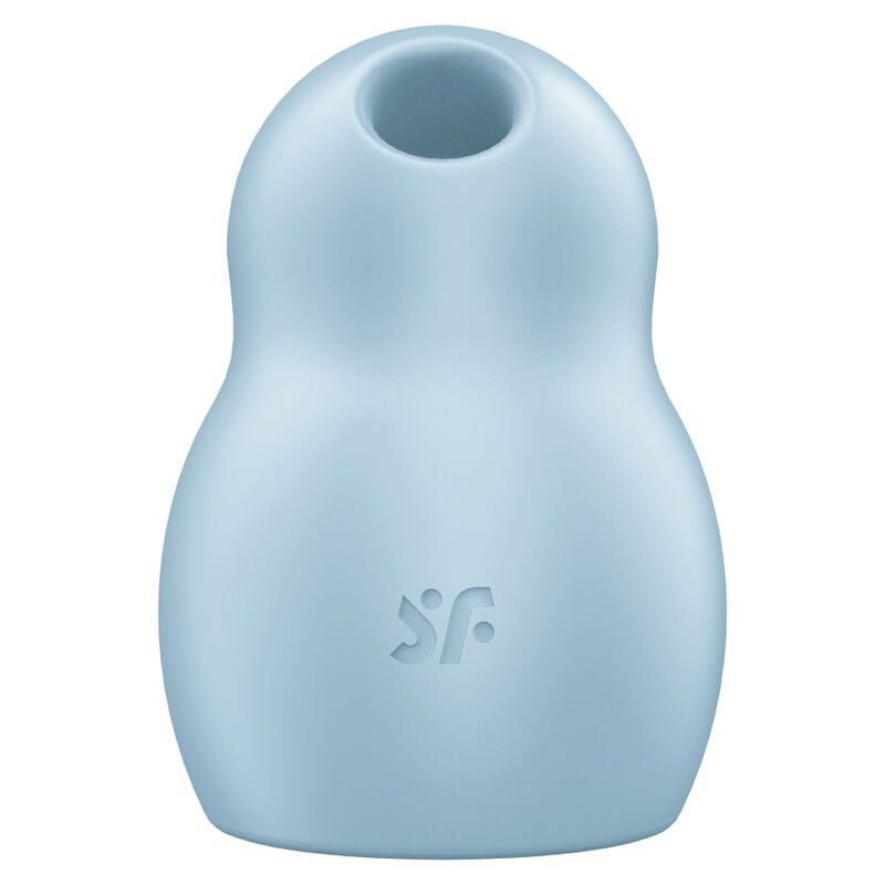 SATISFYER - PRO TO GO 1 DOUBLE AIR PULSE STIMULATOR & VIBRATOR BLUE - Amore24