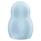 SATISFYER - PRO TO GO 1 DOUBLE AIR PULSE STIMULATOR & VIBRATOR BLUE - Amore24
