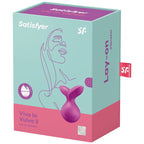 SATISFYER - VIVA LA VULVA 3 LAY-ON VIBRATOR GREEN - Amore24
