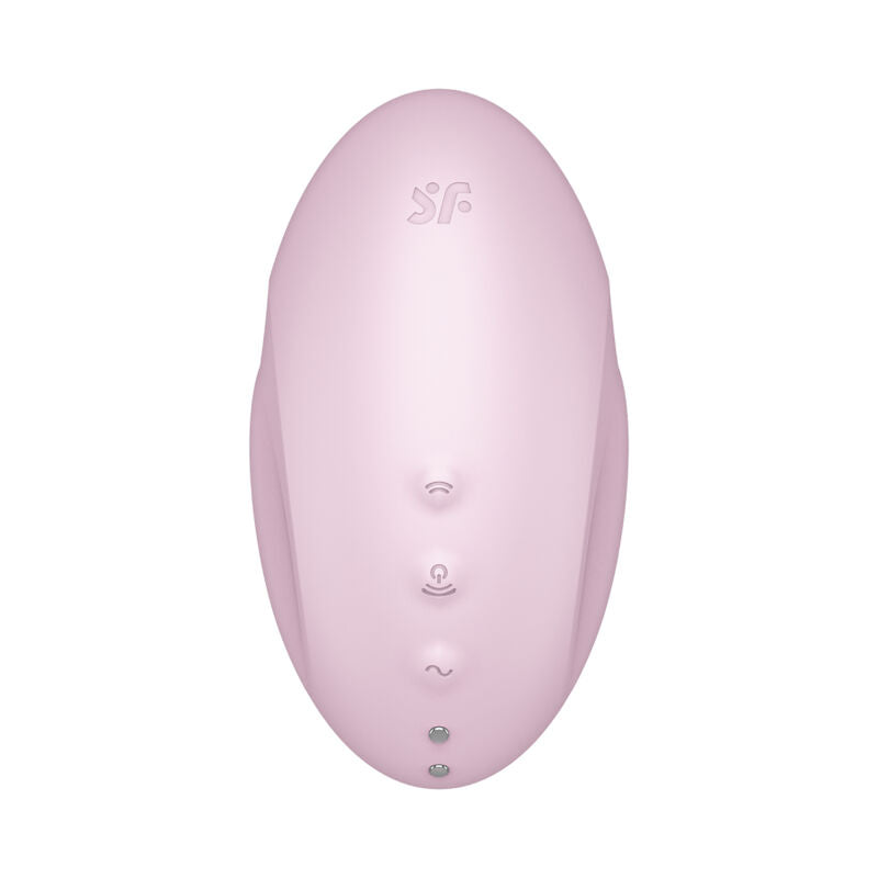 SATISFYER - VULVA LOVER 3 AIR PULSE STIMULATOR & VIBRATOR PINK - Amore24