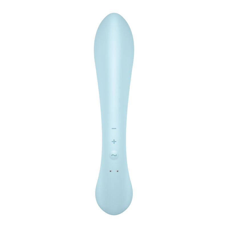 SATISFYER - TRIPLE OH HYBRID VIBRATION BLUE - Amore24