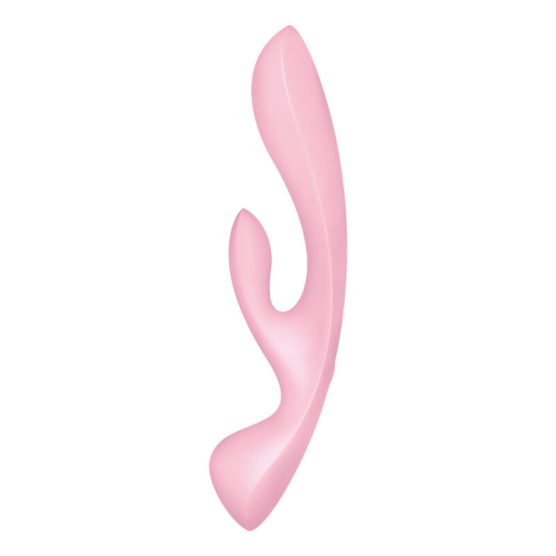 SATISFYER - TRIPLE OH HYBRID VIBRATION BLUE - Amore24