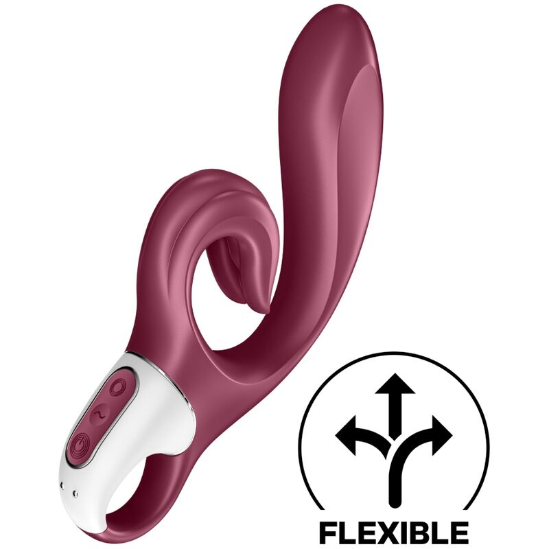 SATISFYER - LOVE ME RABBIT VIBRATION RED - Amore24