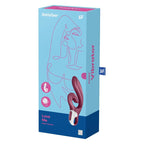 SATISFYER - LOVE ME RABBIT VIBRATION RED - Amore24