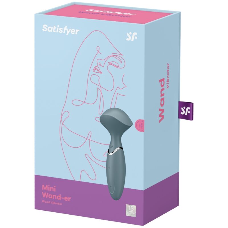 SATISFYER - MINI WOND-ER GREY - Amore24