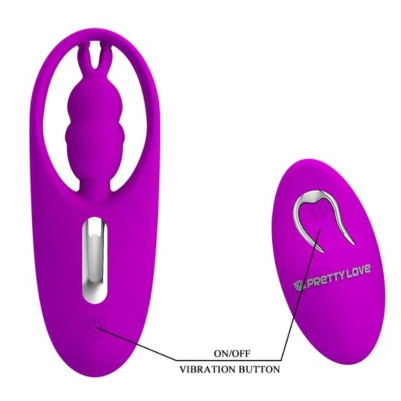 PRETTY LOVE - WILD RABBIT STIMULATOR FOR PANTIES WITH REMOTE CONTROL LILAC - Amore24