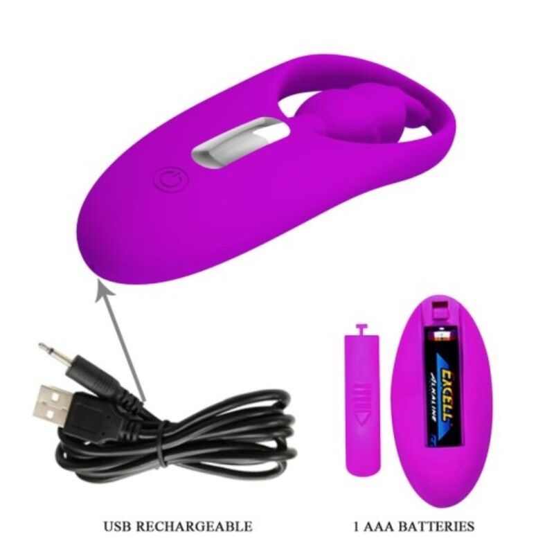 PRETTY LOVE - WILD RABBIT STIMULATOR FOR PANTIES WITH REMOTE CONTROL LILAC - Amore24