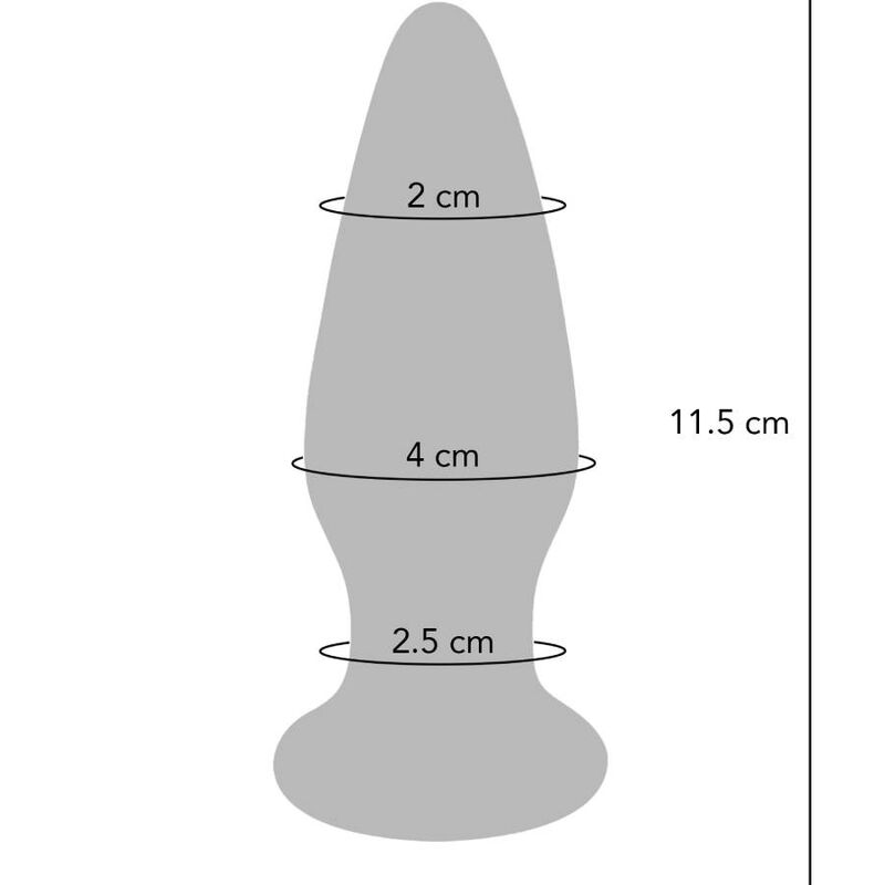 TOYJOY - THE SHINING VIBRATING GLAS BUTTPLUG - Amore24