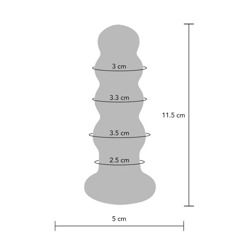 TOYJOY - BUTTOCKS THE RADIANT GLASS BUTTPLUG - Amore24