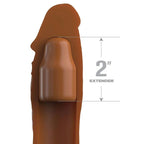 FANTASY X - TENSIONS - PIPEDREAMS SLEEVE 20,32 CM + 5,00 CM INCH PLUG CARAMEL - Amore24