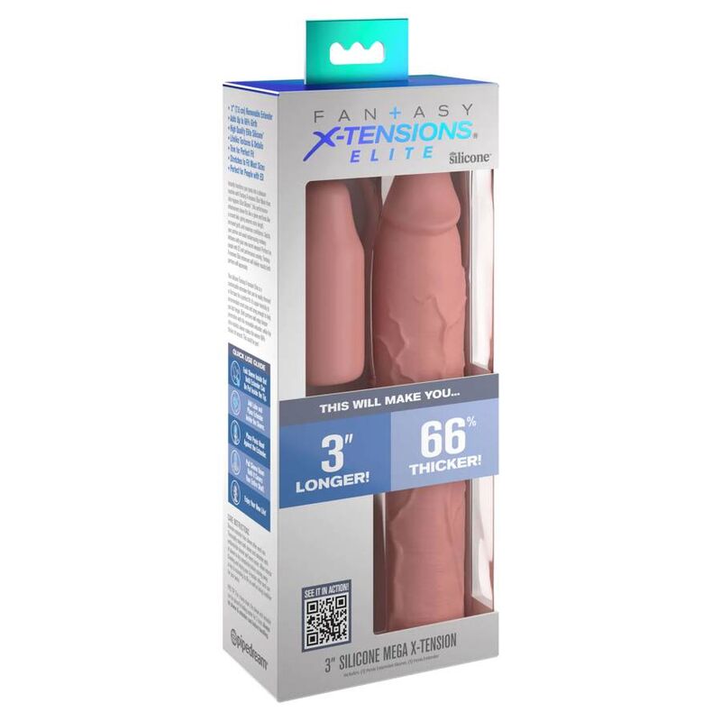 FANTASY X - TENSIONS - PIPEDREAMS SLEEVE 22,86 CM + 7,62 CM PLUG SKIN - Amore24