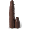 FANTASY X - TENSIONS - PIPEDREAMS SLEEVE 22,86 CM + 7,62 CM PLUG BROWN - Amore24