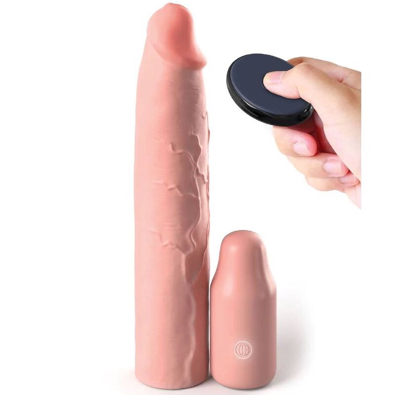 FANTASY X - TENSIONS - PIPEDREAMS SLEEVE 22,86 CM + 7,62 CM PLUG REMOTE SKIN - Amore24