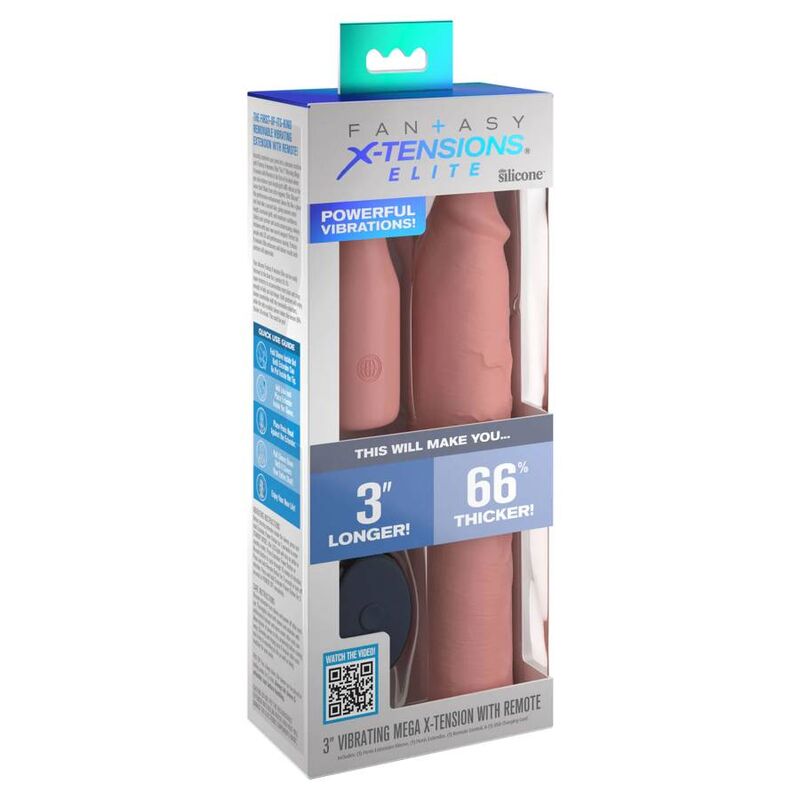 FANTASY X - TENSIONS - PIPEDREAMS SLEEVE 22,86 CM + 7,62 CM PLUG REMOTE SKIN - Amore24