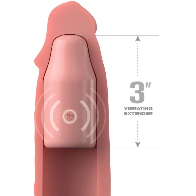 FANTASY X - TENSIONS - PIPEDREAMS SLEEVE 22,86 CM + 7,62 CM PLUG REMOTE SKIN - Amore24