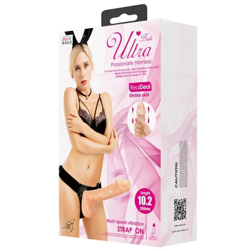 BAILE - ULTRA PASSIONATE HARNESS 26 CM NATURAL - Amore24