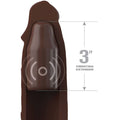 FANTASY X - TENSIONS - PIPEDREAMS SLEEVE 22,86 CM + 7,62 CM PLUG REMOTE BROWN - Amore24