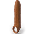 PIPEDREAMS - SLEEVE UNCUT 17,78 CM W STRAP CARAMEL - Amore24