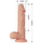 BAILE - BEAUTIFUL ENCOUNTER BURAQ VIBRATION 24 CM NATURAL - Amore24