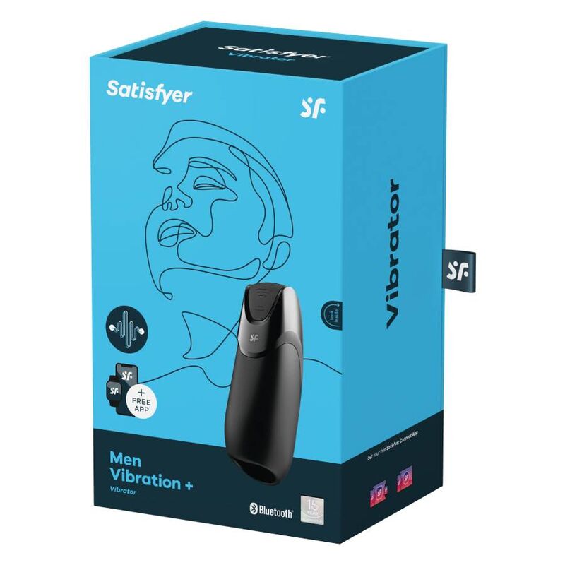 SATISFYER - MEN VIBRATION+ BLACK - Amore24