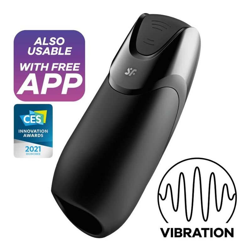 SATISFYER - MEN VIBRATION+ BLACK - Amore24