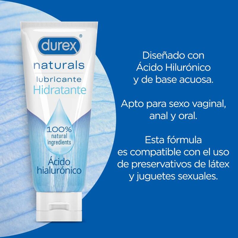 DUREX - NATURALS MOISTURIZING LUBE 100 ML - Amore24