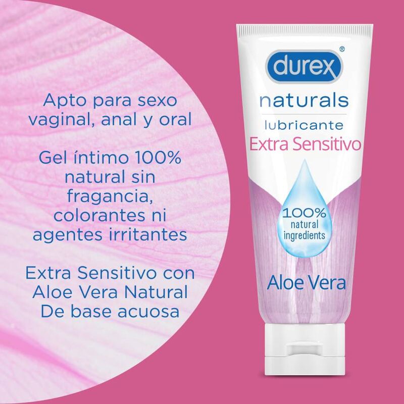 DUREX - NATURALS EXTRA SENSITIVE LUBRICANT 100 ML - Amore24