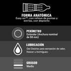 DUREX - INTENSE ORGASMIC 12 UNITS - Amore24