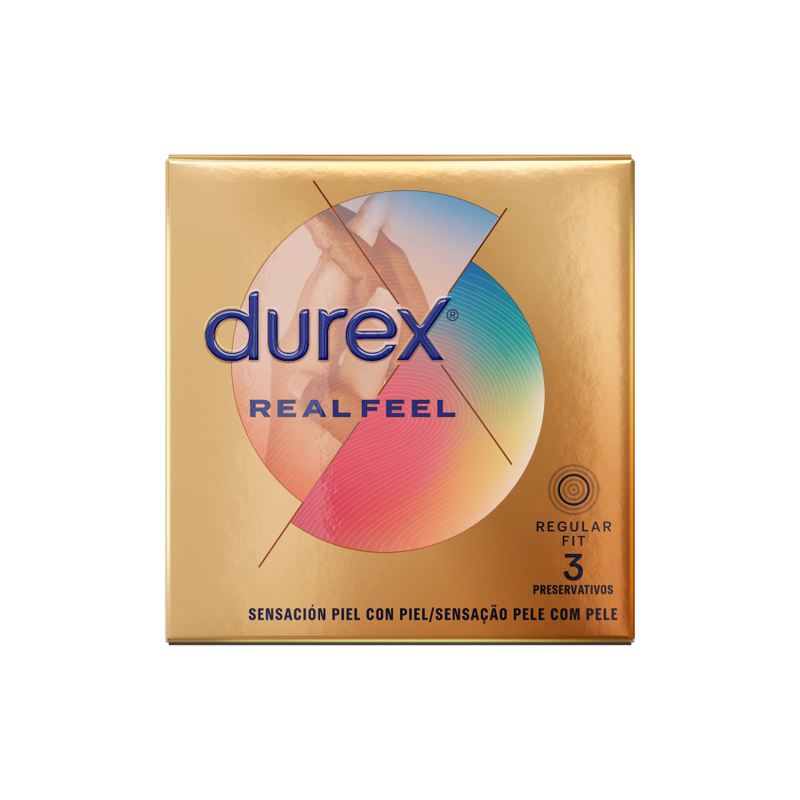 DUREX - REAL FEEL CONDOMS 3 UNITS - Amore24