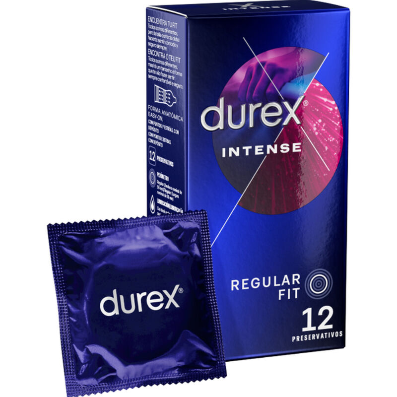 DUREX - INTENSE ORGASMIC 12 UNITS - Amore24