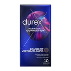 DUREX - PERFECT CONNECTION SILICONE EXTRA LUBRIFICATION 10 UNITS - Amore24