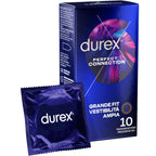 DUREX - PERFECT CONNECTION SILICONE EXTRA LUBRIFICATION 10 UNITS - Amore24