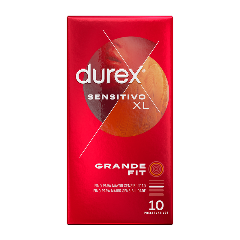 DUREX - SENSITIVE XL CONDOMS 10 UNITS - Amore24