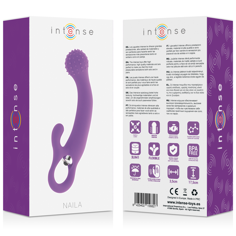 INTENSE - NAILA VIBRATING SILICONE LILAC - Amore24