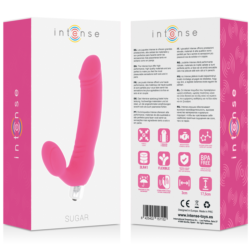 INTENSE - SUGAR SEVEN SPEEDS SILICONE FUSHSIA - Amore24