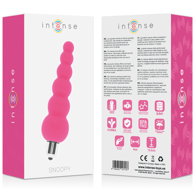INTENSE - SNOOPY 7 SPEEDS SILICONE INTENSE - PINK - Amore24