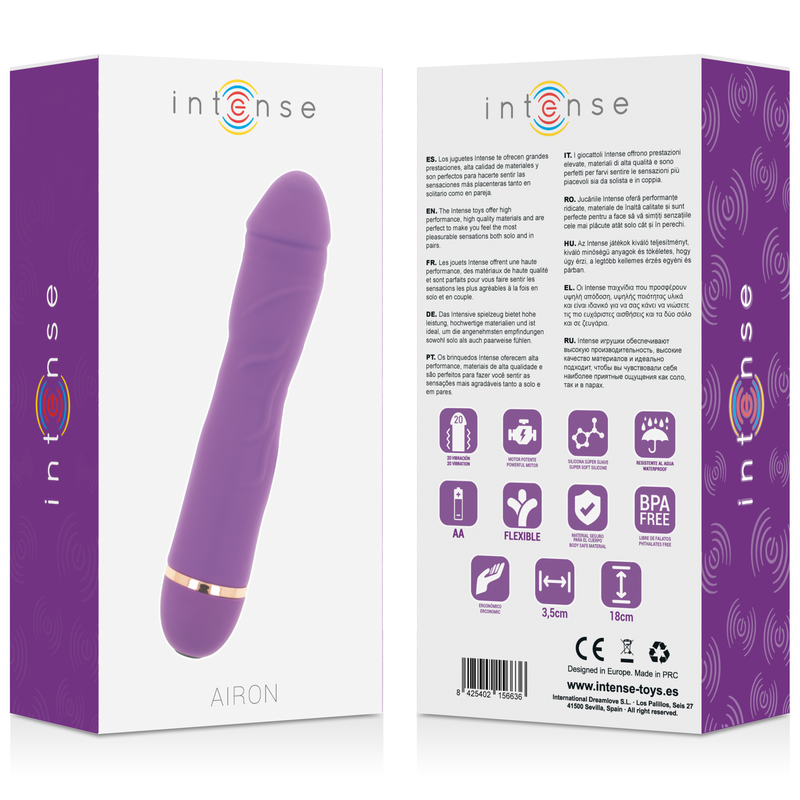 INTENSE - AIRON 20 SPEEDS SILICONE LILAC - Amore24