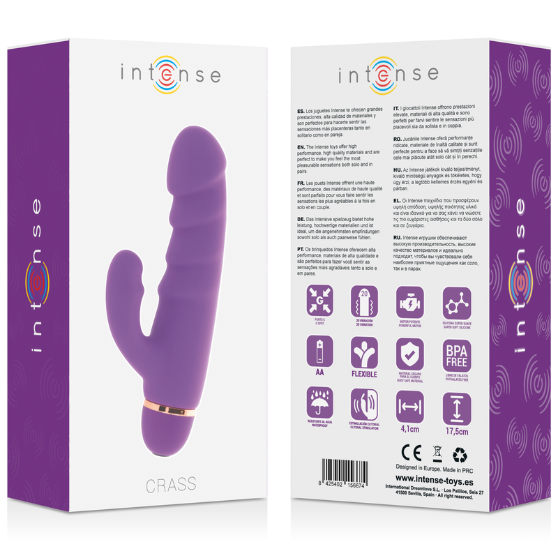 INTENSE - CRASS 20 SPEEDS SILICONE LILAC - Amore24