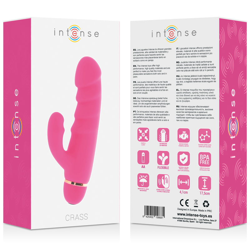 INTENSE - CRASS 20 SPEEDS SILICONE PINK - Amore24